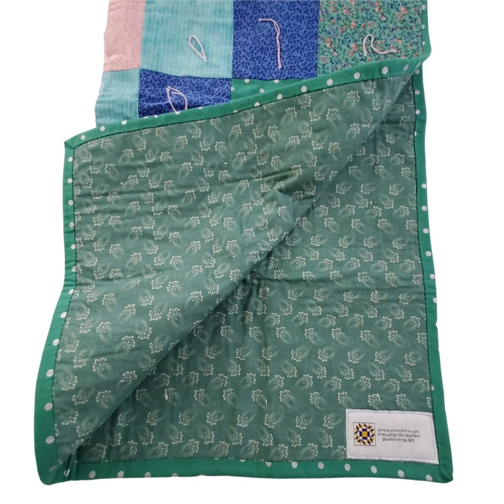 Friendship Star Quilters Wall Hanging Finished Quilt Square Floral 33